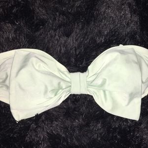 mint bow bandeau